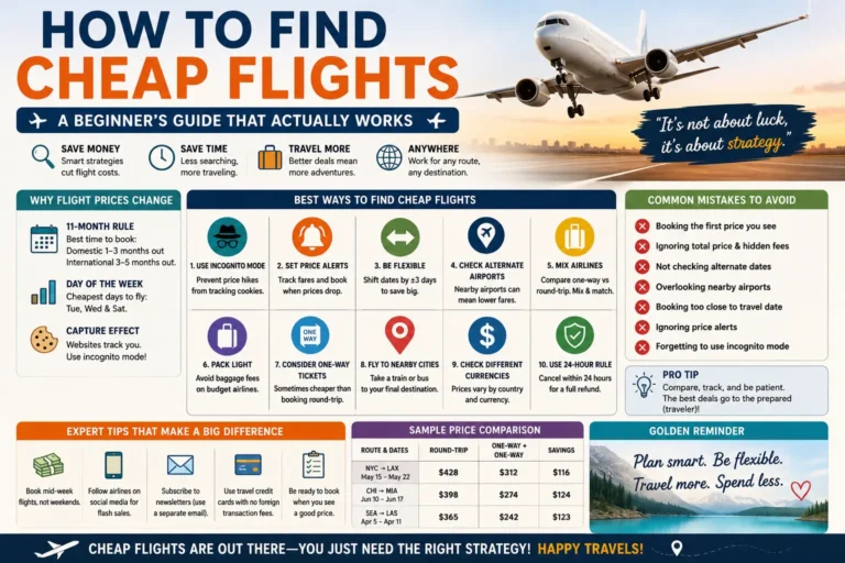 how to find cheap flights