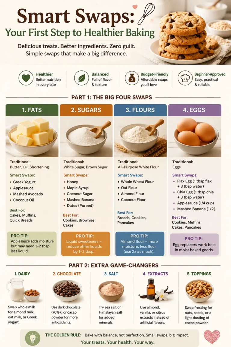 The Beginner’s Guide to Healthy Baking Substitutes: Swap Ingredients, Not Flavor