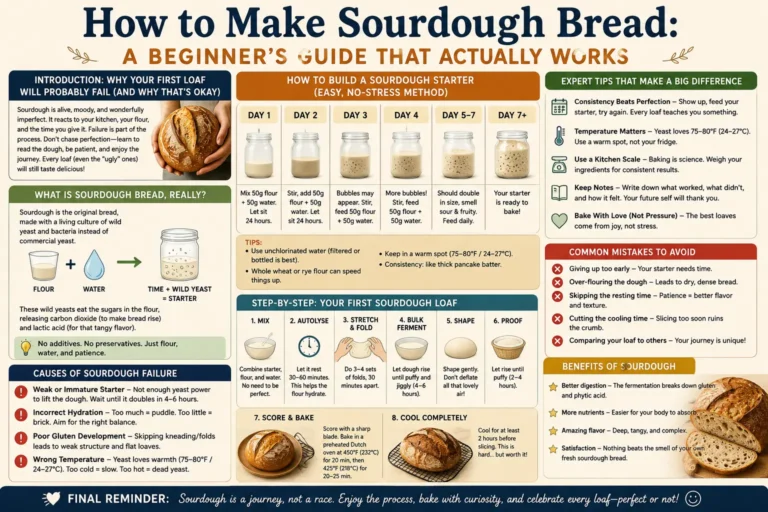 The Ultimate Beginner’s Guide: How to Make Sourdough Bread from Scratch