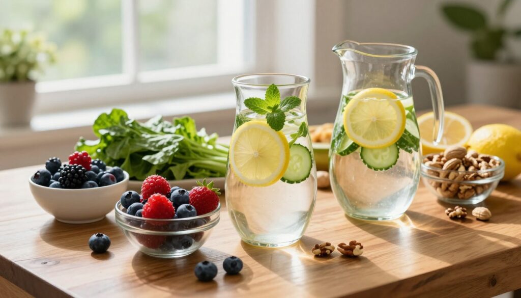 hydration and immune system boosting diet